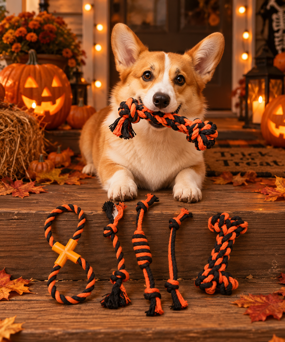 Halloween Rope Chew Toy