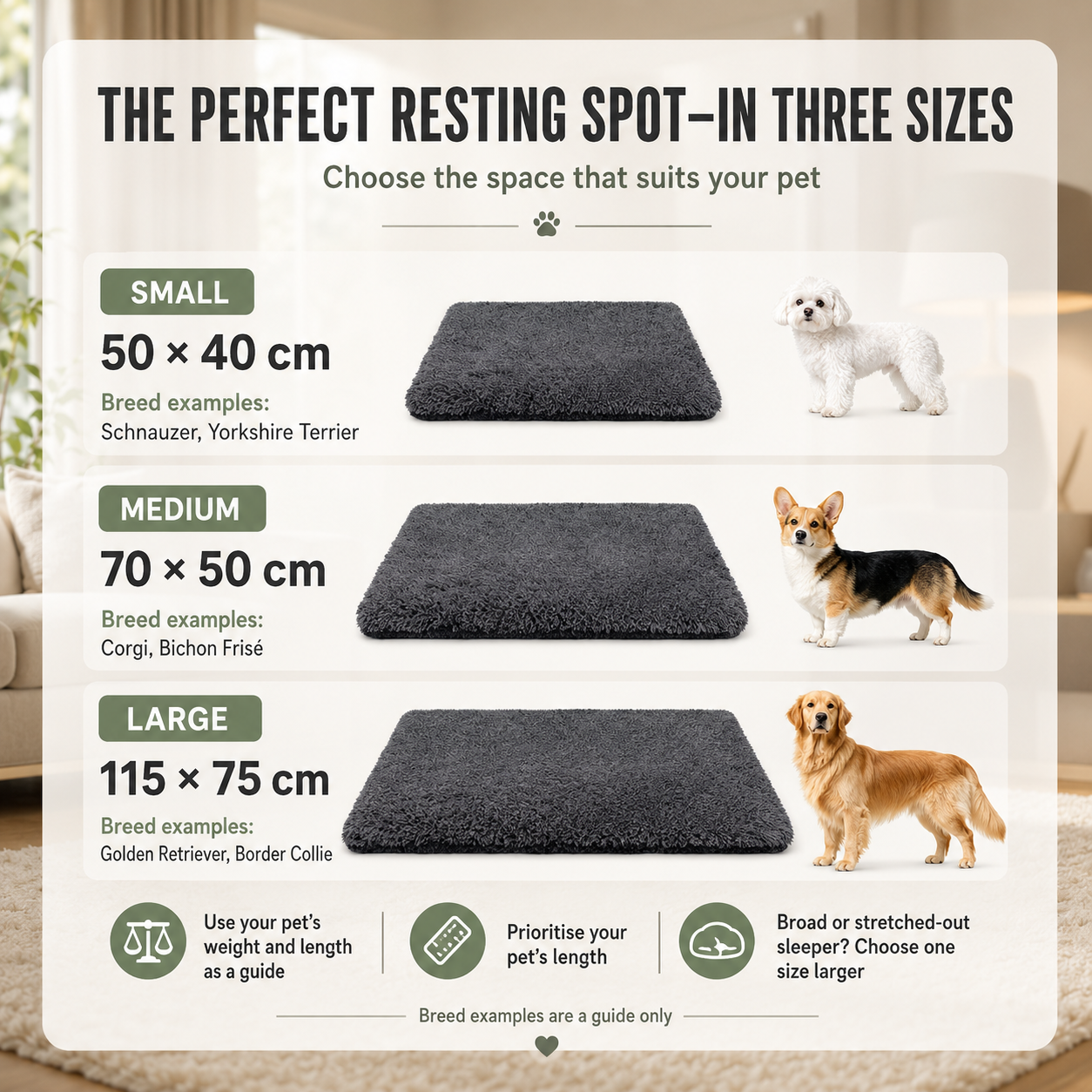 Self-Warming Pet Mat — No Cable, No Plug