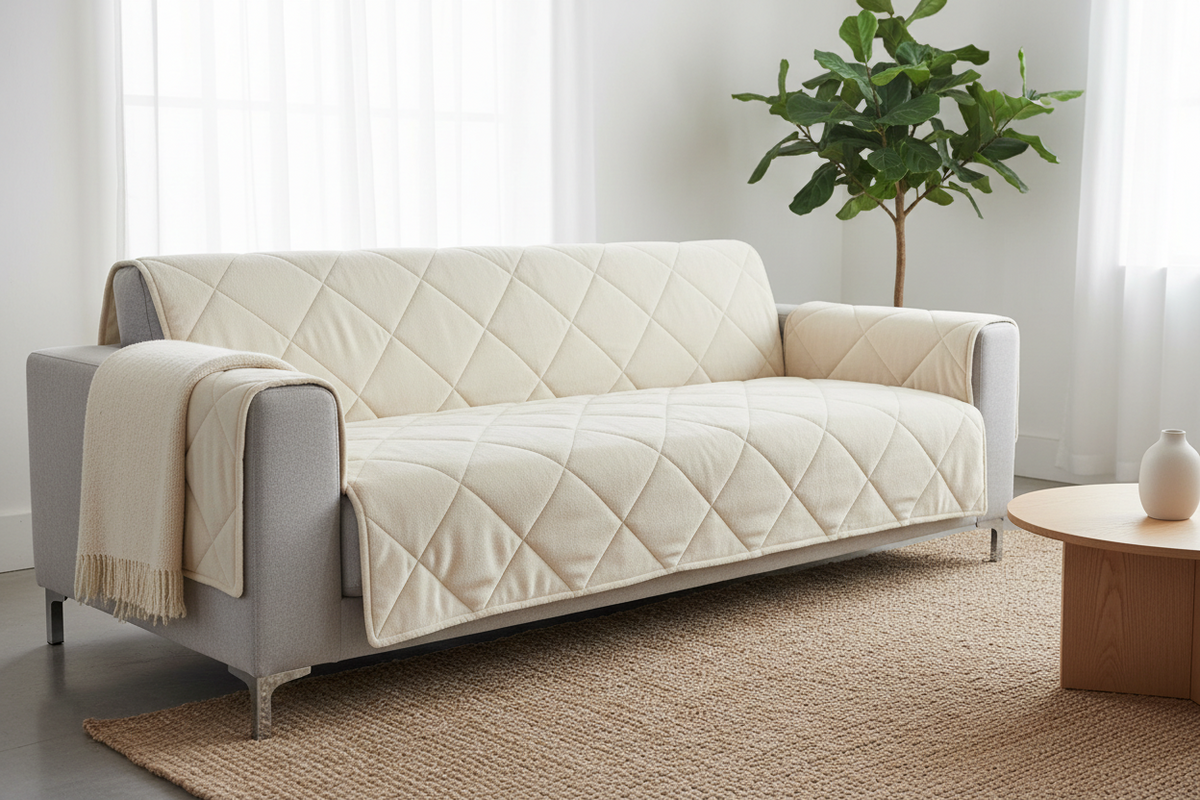 Plush Sofa Cover