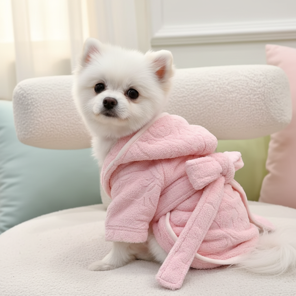 Robe - Pomeranian Pink